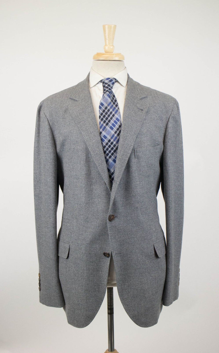 Cashmere Blend 3/2 Button Sport Coat - Gray