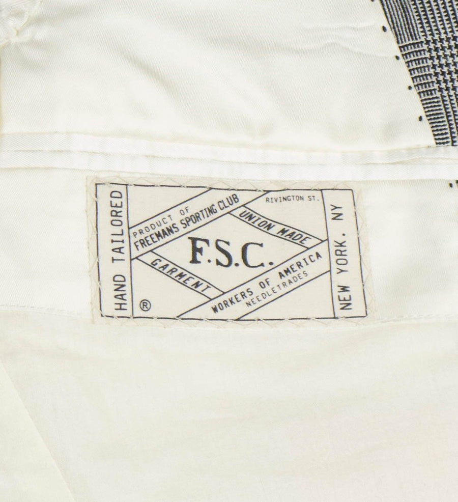 Martin Greenfiel Glen Plaid 2 Button Wool Suit - Gray