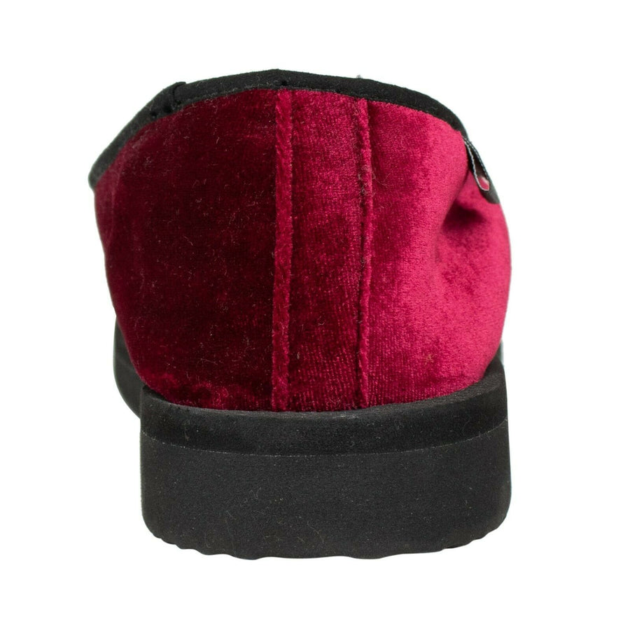 Palm Angels x Suicoke Velvet Studded Slippers - Wine