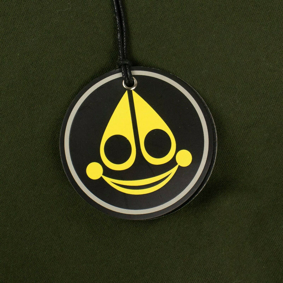 Kids 'Bunny' Zip-Up Hooded Sweater - Olive Green