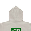 Cotton Green Logo Hoodie Sweatshirt - White