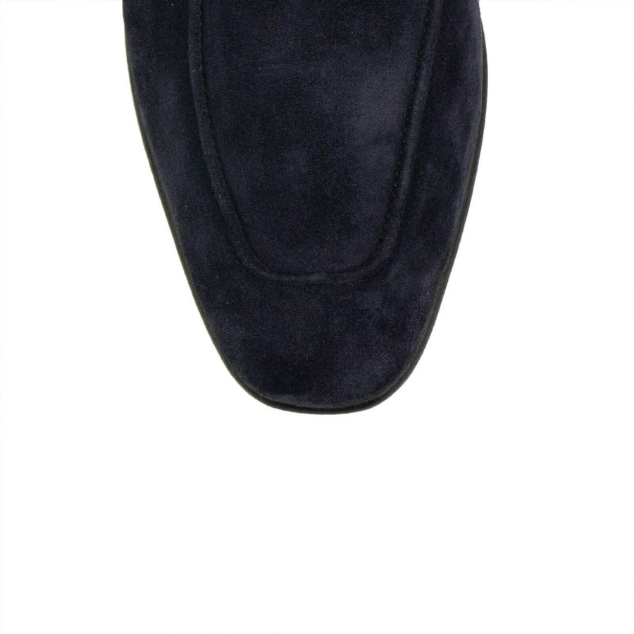 'Asola' Penny Loafer Shoes - Navy
