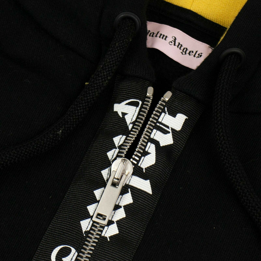 Colorblock Logo Hoodie - Black / Yellow / Red