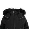 Boys Shearling Bomber Coat - Black