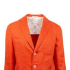 Drop 8 Linen 3 Roll 2 Button Sport Coat - Orange