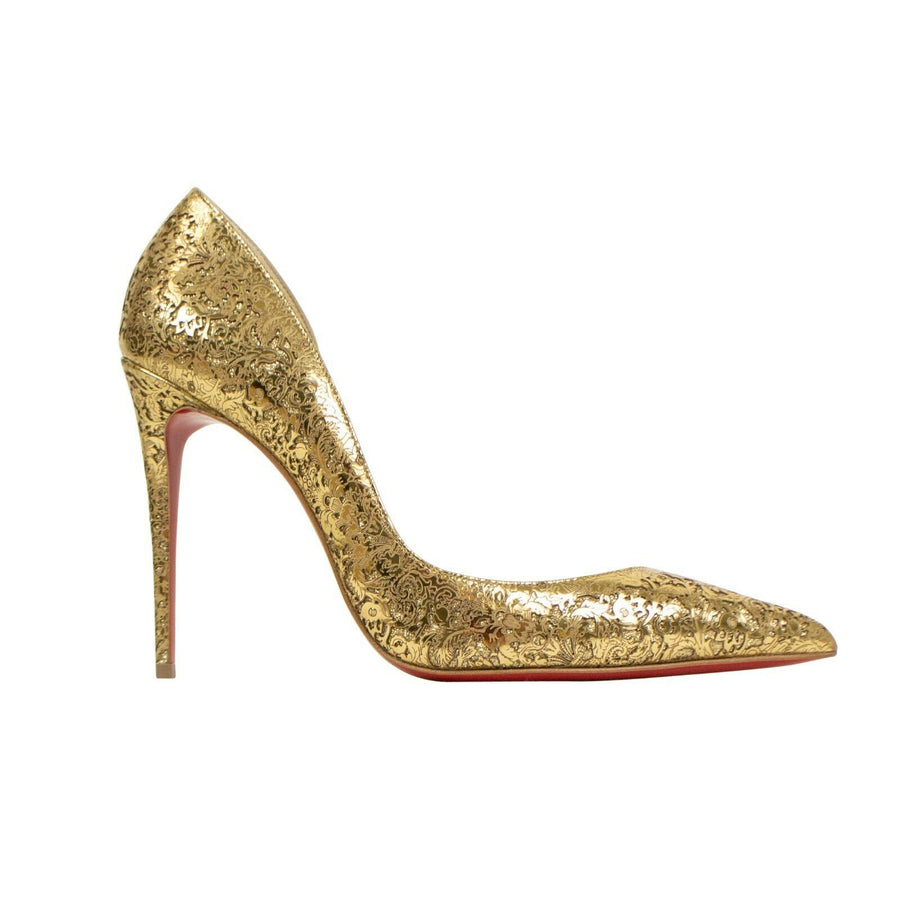 Iriza Laser Rococo 100mm Pumps - Gold
