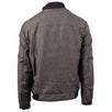 Leather Reversible Bomber Jacket - Brown