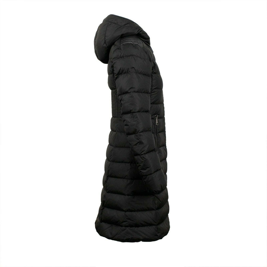 Talev Down Filled Long Puffer Coat - Black