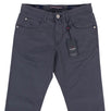 Gray Cotton Blend Pants