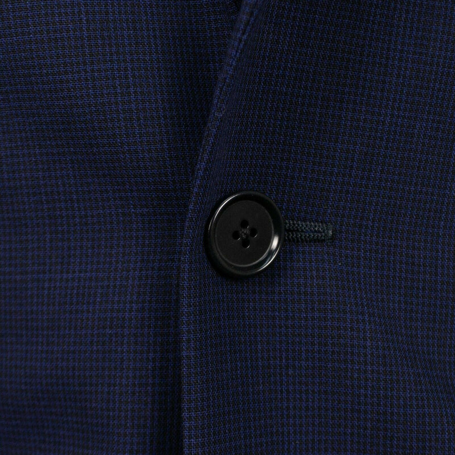 Drop 7 3 Roll 2 Button Wool Sport Coat - Navy Blue