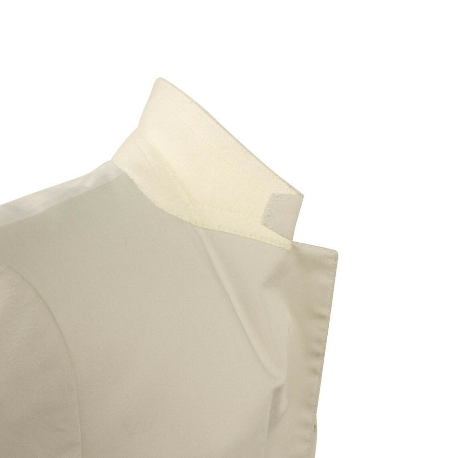 Drop 10 Cotton Three Roll Two Button Sport Coat - Beige