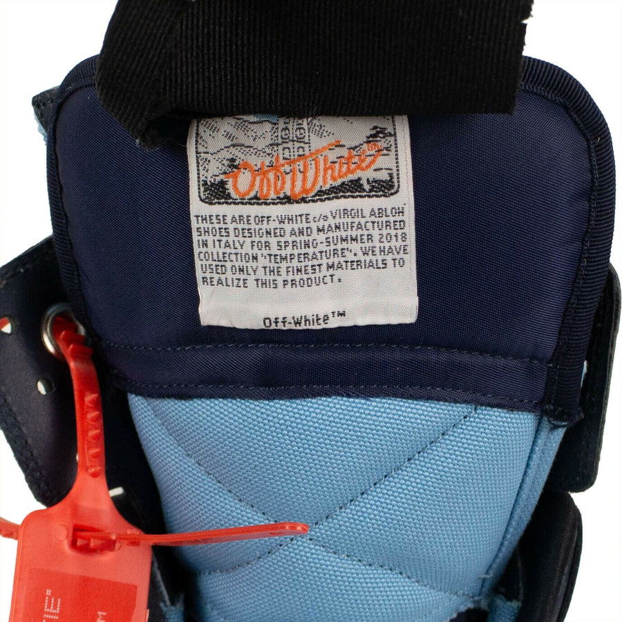 'Off Court' High Top Sneakers - Blue