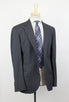 Striped Wool 3/2 Button Sport Coat - Gray