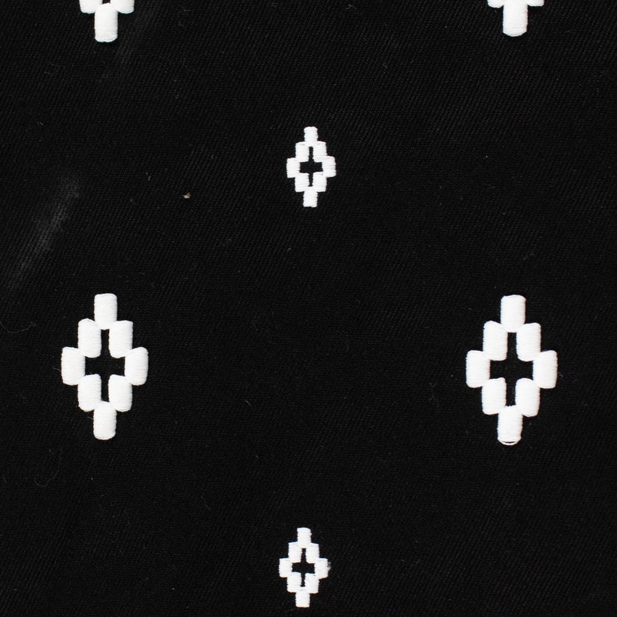 Cross Logo Pants - Black / White