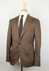 Wool Blend Twill 3/2 Button Suit - Brown