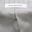 Drop 7 Striped Wool 3 Roll 2 Button Slim/Trim Fit - Light Gray