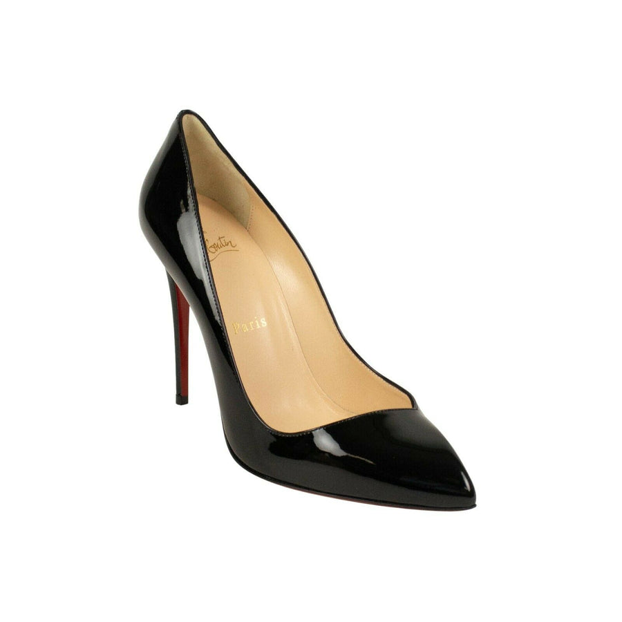 Patent 'Corneille' 100 mm Heels - Black