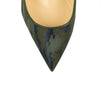 'Pigalle Follies' Camo Heels - Green