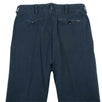 Cotton Classic Fit Pants - Navy Blue