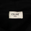 Cotton Celine Logo On Back Hoodie Sweatshirt - Black