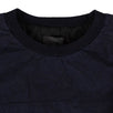 Cotton With Pockets Lined Pullover Sweater - Navy