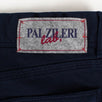 Navy Blue Cotton Blend Pants
