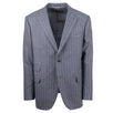 Doriani By Caruso Drop 7 Pin-Striped Wool Three Roll Two Button Suit - Gray