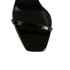 Patent Opyum Ankle Strap YSL Heel Pumps - Black
