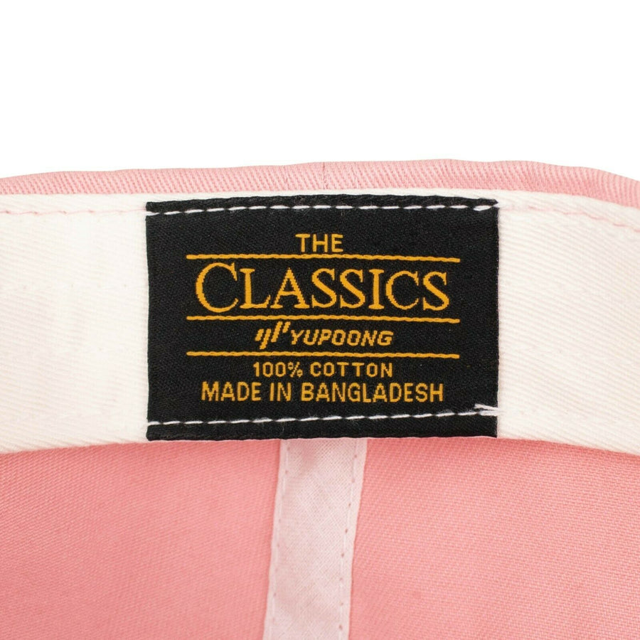 Cotton 'ASSC' Logo Weird Baseball Cap - Pink