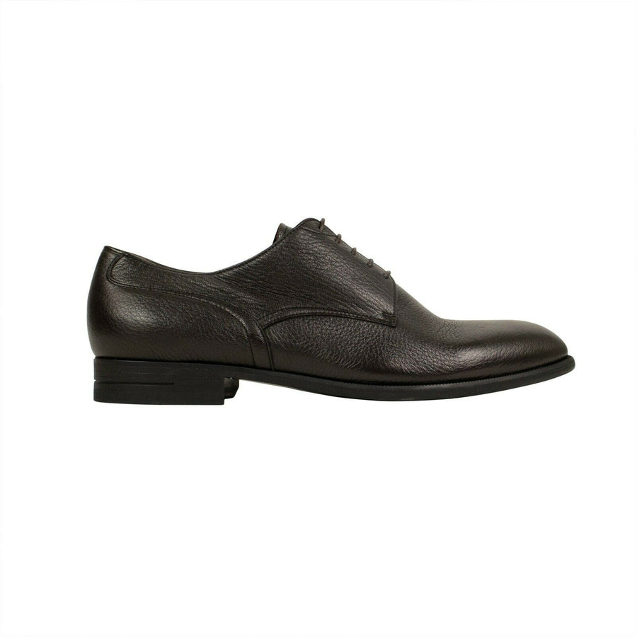 Leather Oxford Shoes - Brown