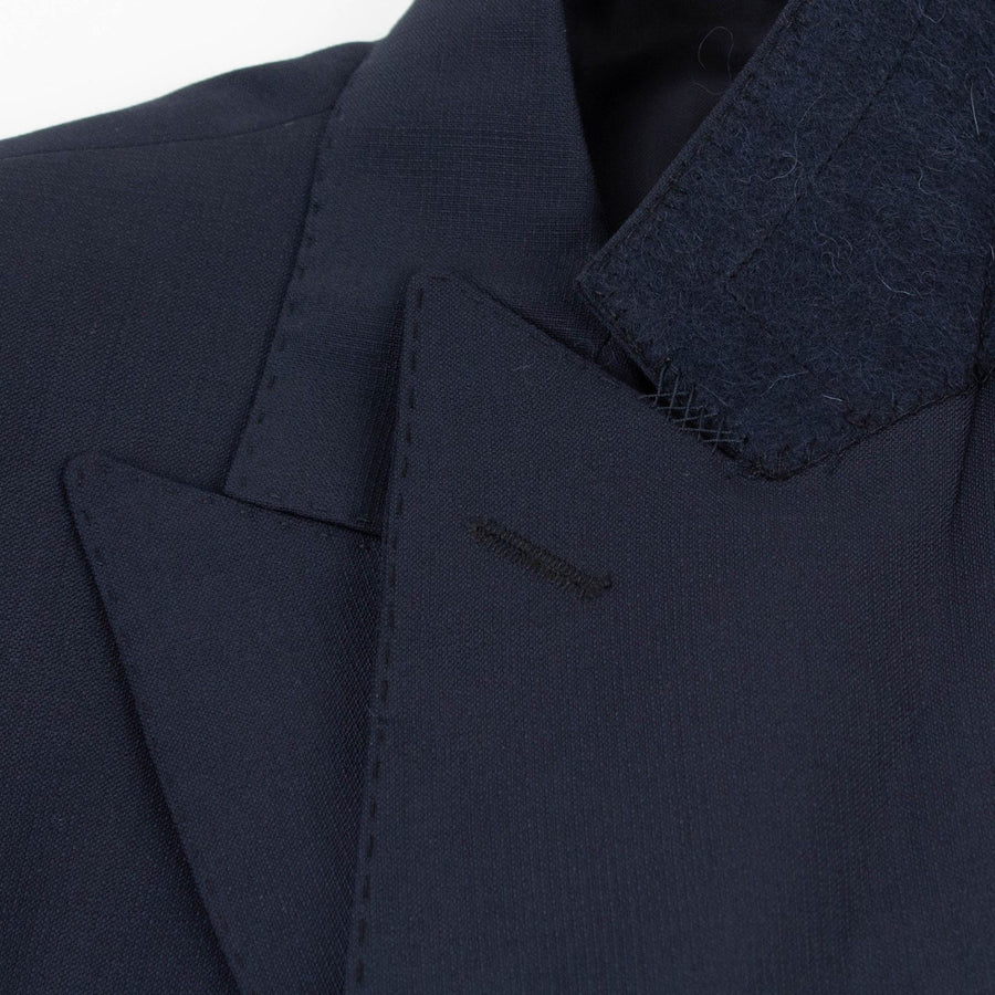 Drop 6 Wool Two Button Suit - Navy Blue