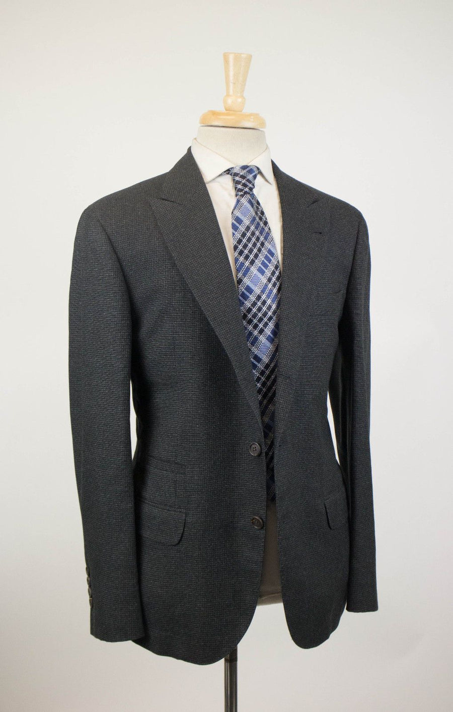 Cashmere 3/2 Button Sport Coat - Gray