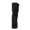 Zuccola Open Toe Leather Boots - Black