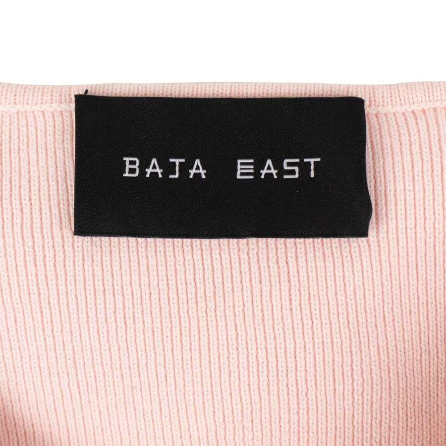 Cut Out Asymmetrical Sweater Dress - Pink