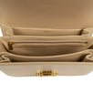 Shiny Calfskin Leather Medium Triomphe Cross Body Bag - Nude