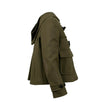 Wool Safari Flare Jacket - Hunter Green