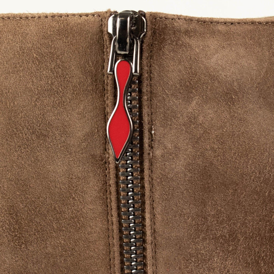 Liliboot 30mm Suede Riding Boots - Brown