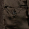 Drop 7 Velvet Cotton Blend 3 Roll 2 Button Sport Coat - Brown