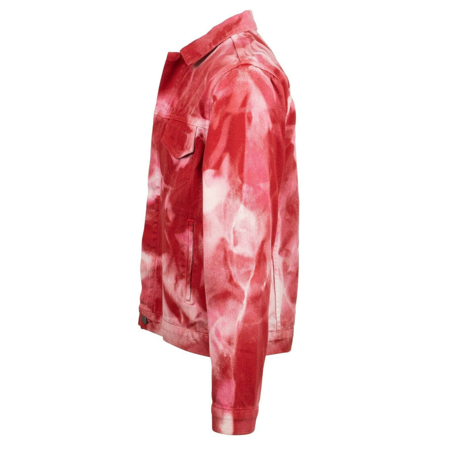 Trucker Tie Dye Jacket - Red