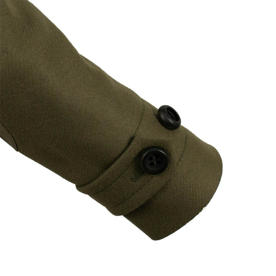 Wool Safari Flare Jacket - Hunter Green