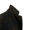 Drop 10 Plaid 3 Roll 2 Button Wool Sport Coat - Brown