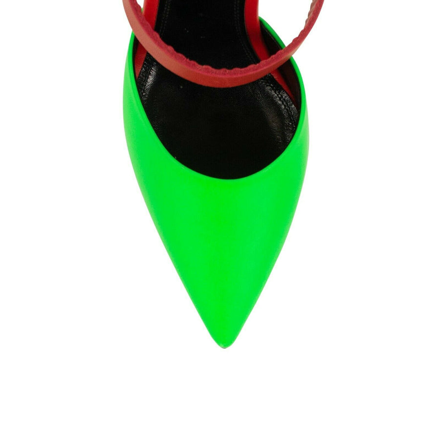 Zip-Tie Mules Heels - Green