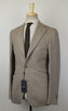 Wool Blend W/ Leather Sport Coat - Light Brown