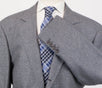 Cashmere Blend Houndstooth 3/2 Button Sport Coat - Gray