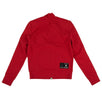Viscose Blend Stripe On Sleeves Track Jacket - Red