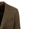 Drop 7 Tweed Wool Three Roll 2 Button Sport Coat - Brown