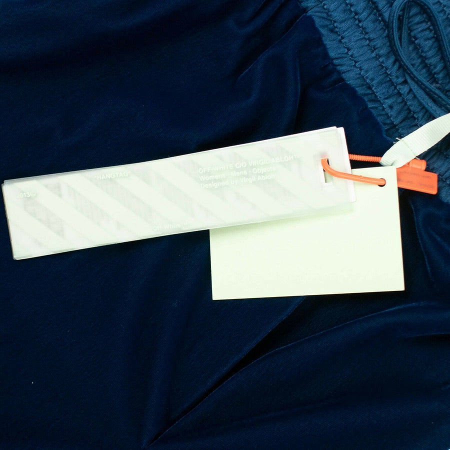 Velvet Equestrian Track Pants - Blue