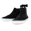 Black With Bow High Top Suede Sneakers