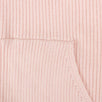 Ribbed Sleeveless Hoodie Sweatshirt - Pink