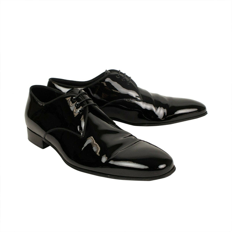 Leather Oxford Shoes - Black